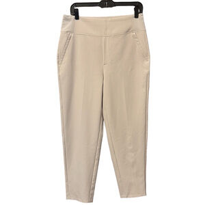 Athleta Venice High-Rise Trousers Tan Ankle Pants